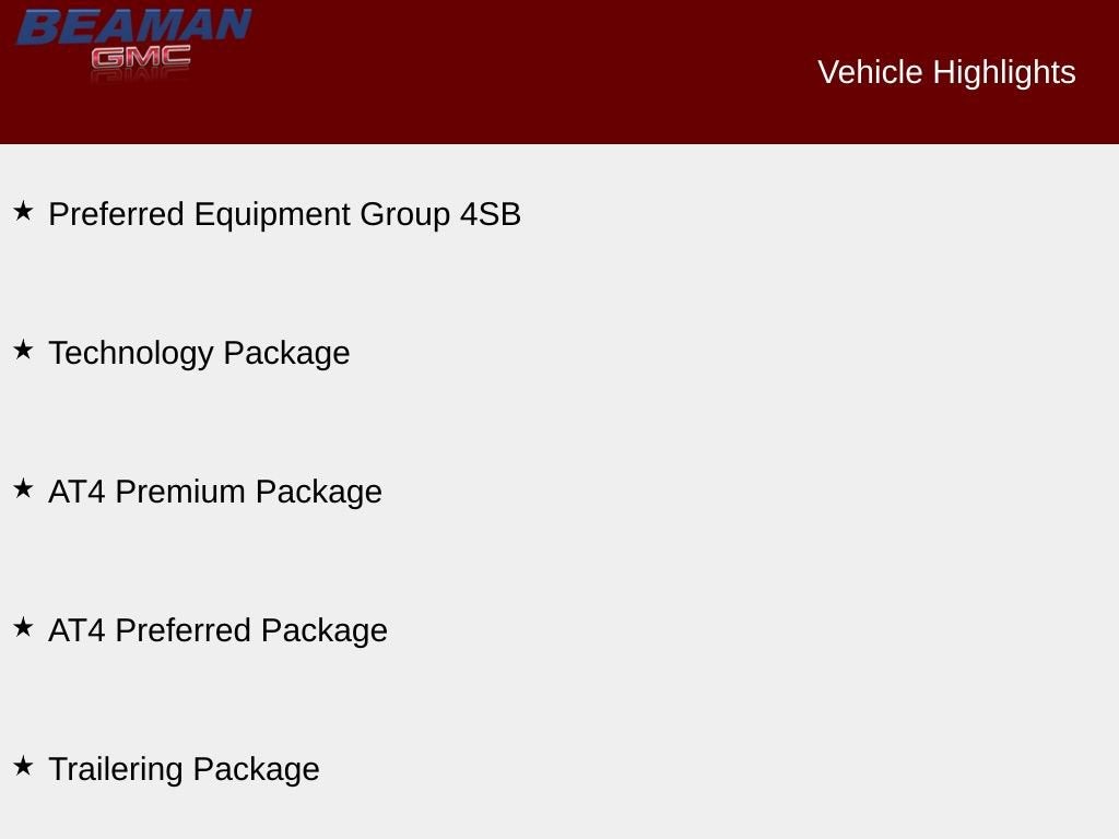 2025 GMC Sierra 1500 AT4