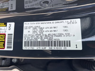 2024 Toyota Tacoma 4WD SR5