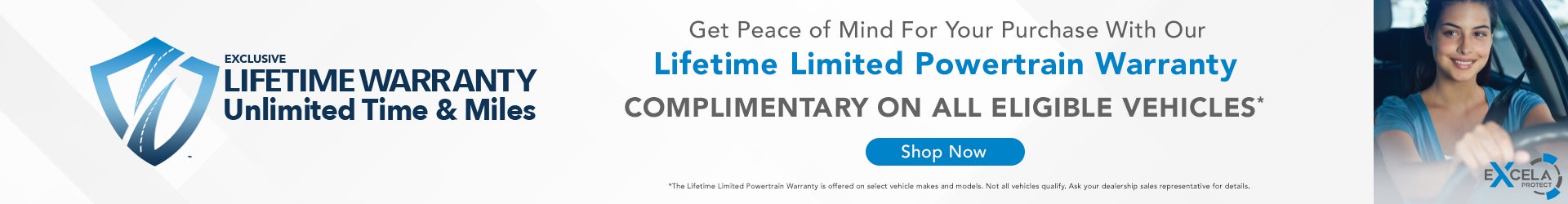 Limited Warranty available on select vehicles