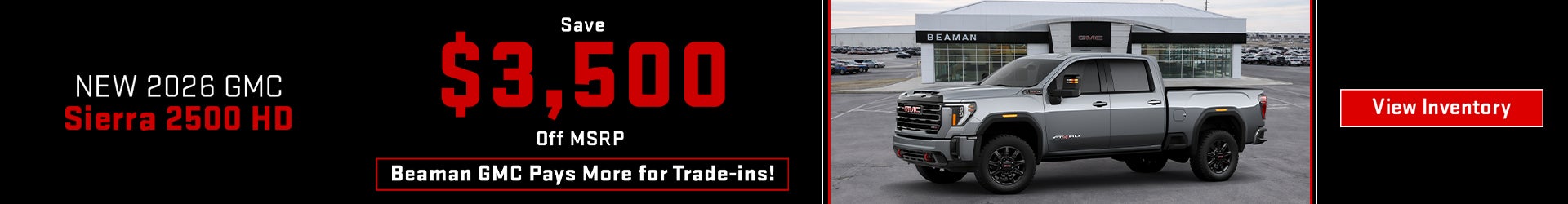 New 2026 GMC Sierra 2500 HD