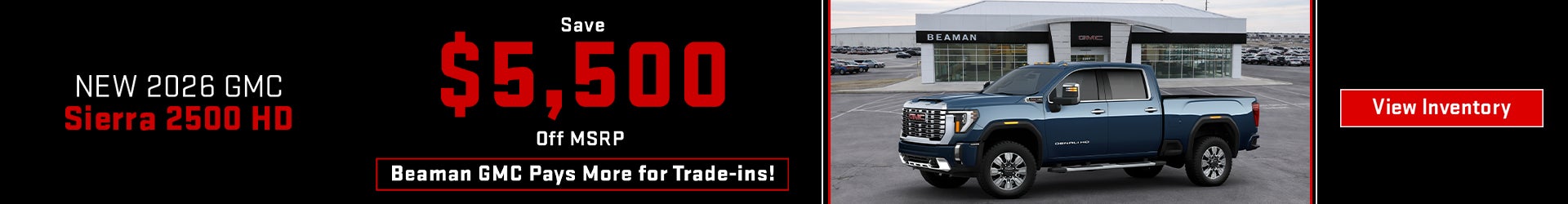 New 2026 GMC Sierra 2500 HD 