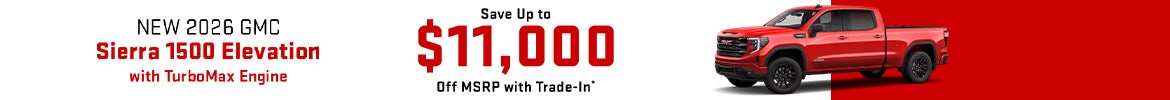 Save up to $11,000 on 2026 Sierra 1500 Elevation – Antioch, TN