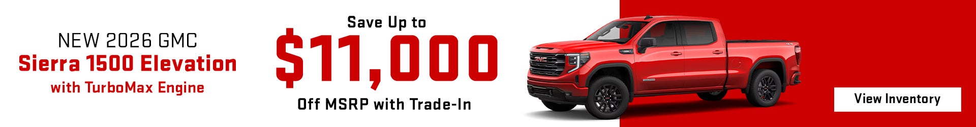 Save up to $11,000 on 2026 Sierra 1500 Elevation – Antioch, 