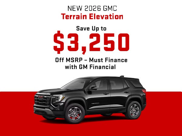 New 2026 GMC Terrain Elevation