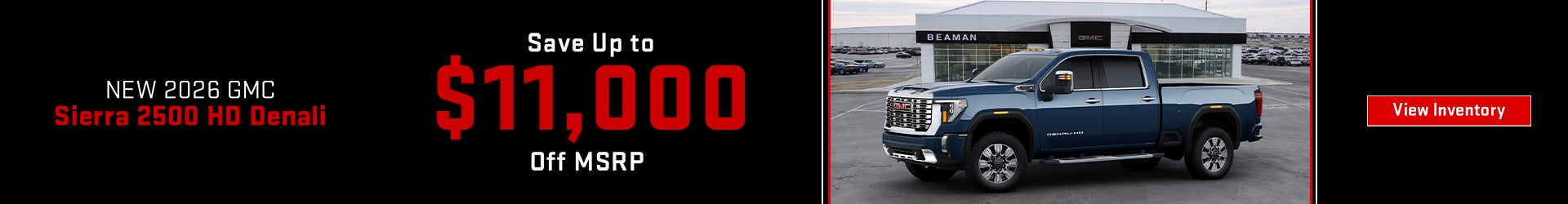 New 2026 GMC Sierra 2500 HD Denali