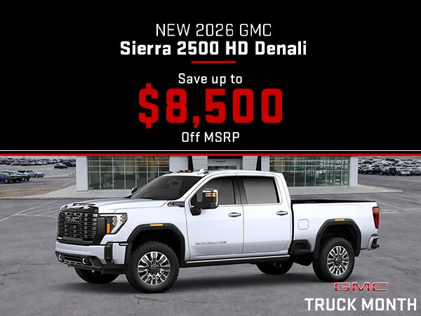 New 2026 GMC Sierra 2500 HD Denali